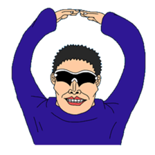 Sunglasses-Man sticker #13291615