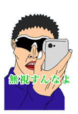 Sunglasses-Man sticker #13291622