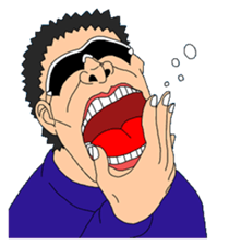 Sunglasses-Man sticker #13291627