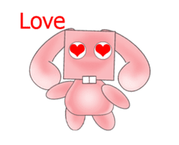 Rabbit Love na Animation sticker #13292249