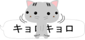 Cute Cat(Daily conversation) sticker #13292749