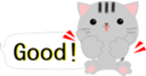 Cute Cat(Daily conversation) sticker #13292752