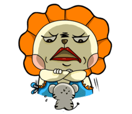 Pet apartment -Collapse mouse(Workplace) sticker #13292821