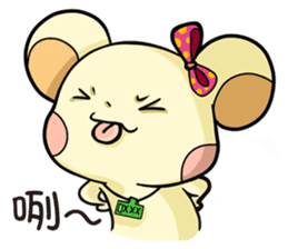 Pet apartment -Collapse mouse(Workplace) sticker #13292822