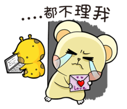 Pet apartment -Collapse mouse(Workplace) sticker #13292827