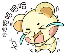 Pet apartment -Collapse mouse(Workplace) sticker #13292830