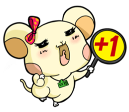 Pet apartment -Collapse mouse(Workplace) sticker #13292842