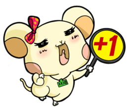 Pet apartment -Collapse mouse(Workplace) sticker #13292842