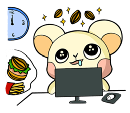 Pet apartment -Collapse mouse(Workplace) sticker #13292847