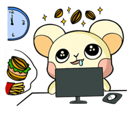 Pet apartment -Collapse mouse(Workplace) sticker #13292847