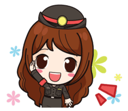 Mai Beautiful Police Girl + sticker #13292854