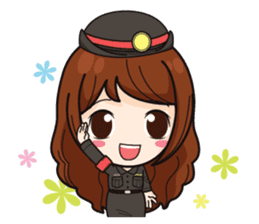 Mai Beautiful Police Girl + sticker #13292864