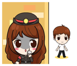 Mai Beautiful Police Girl + sticker #13292866