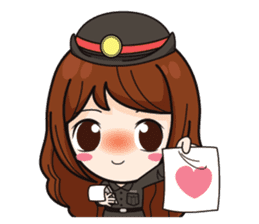 Mai Beautiful Police Girl + sticker #13292868
