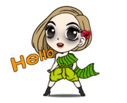 Happy Halloween with 2 cute ghosts sticker #13292976