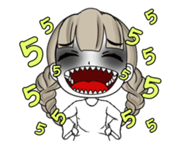 Happy Halloween with 2 cute ghosts sticker #13292985