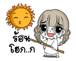 Happy Halloween with 2 cute ghosts sticker #13292989