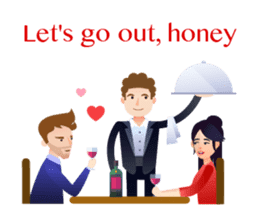 Husband & Wife sticker #13294051