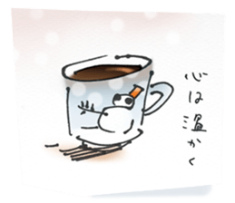 a cup of the cinema sticker #13294329
