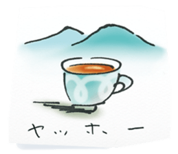 a cup of the cinema sticker #13294339