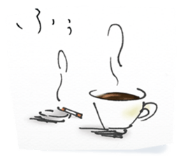 a cup of the cinema sticker #13294341