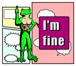 Frog Man Sticker sticker #13294439