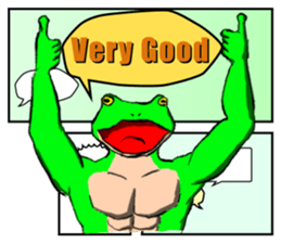 Frog Man Sticker sticker #13294441