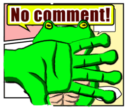 Frog Man Sticker sticker #13294442