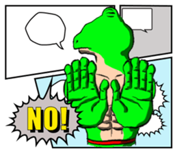 Frog Man Sticker sticker #13294445