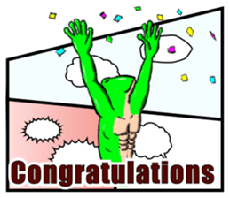 Frog Man Sticker sticker #13294450