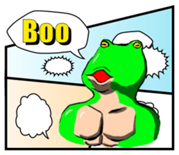 Frog Man Sticker sticker #13294451