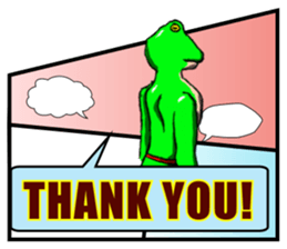 Frog Man Sticker sticker #13294452
