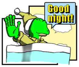 Frog Man Sticker sticker #13294456