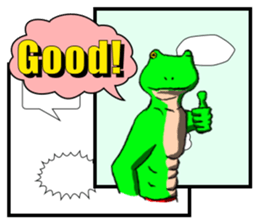 Frog Man Sticker sticker #13294457