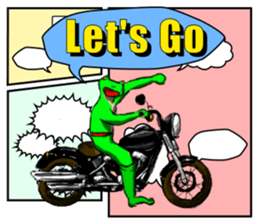 Frog Man Sticker sticker #13294458