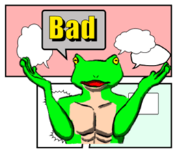 Frog Man Sticker sticker #13294461