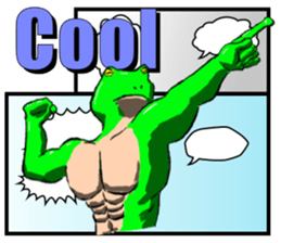 Frog Man Sticker sticker #13294463