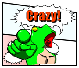 Frog Man Sticker sticker #13294465