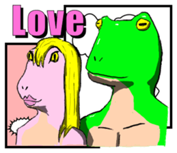 Frog Man Sticker sticker #13294468
