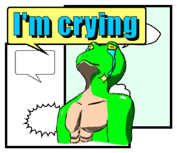 Frog Man Sticker sticker #13294472