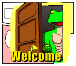 Frog Man Sticker sticker #13294476