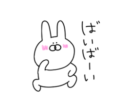 Painter rabbit sticker #13294805