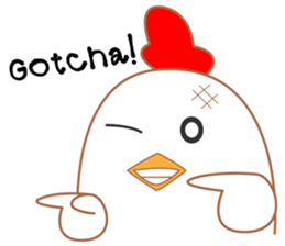 Chicken chicky sticker #13294821