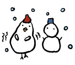 New Year's Rooster sticker #13295031