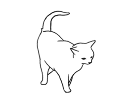 Real cat(animated) sticker #13295135