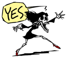 skeleton_girl_4 sticker #13295462