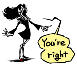 skeleton_girl_4 sticker #13295465