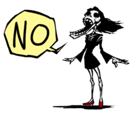 skeleton_girl_4 sticker #13295470