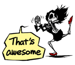 skeleton_girl_4 sticker #13295475