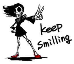 skeleton_girl_4 sticker #13295493